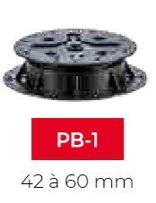 Plot en PP réglable de 42 à 60 mm (PB-1)